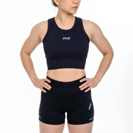 ONE Elite Sports Crop- Black