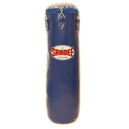Sandee Full Leather Punch Bag- Blue