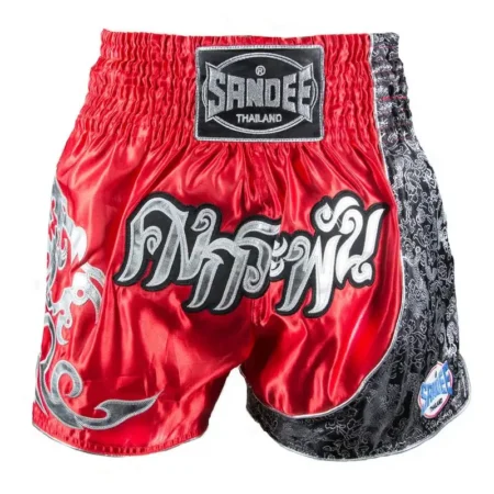 Sandee Muay Thai Shorts Unbreakable - Red