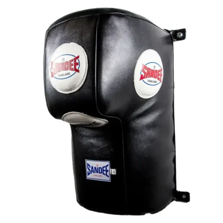 Sandee Full Leather Upper Cut Wall Unit-Black