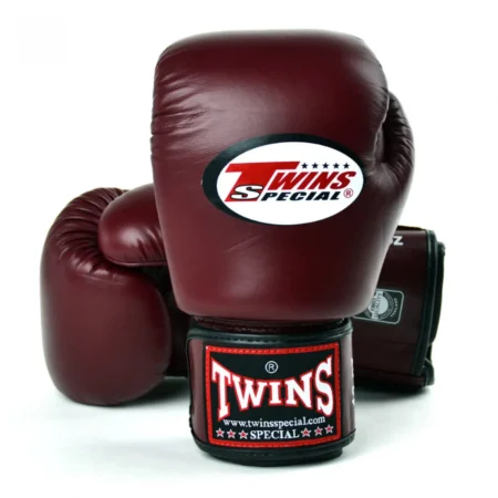 Twins BGVL3 Maroon Velcro Muay Thai Gloves