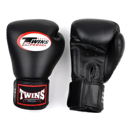 Twins BGVL4 Black Velcro Muay Thai Gloves