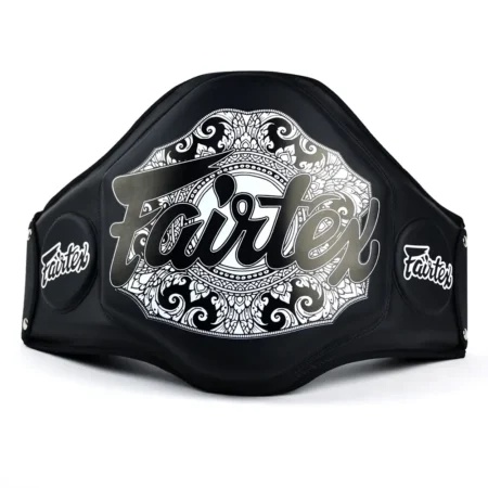 Fairtex BPV3 Microfibre Belly Pad Black Black