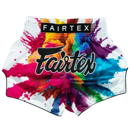 Fairtex BS1939 Muay Thai Shorts - White Funky Soul