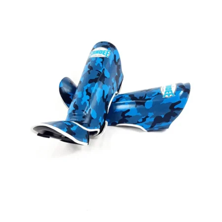 Sandee Camo Blue Shin Guards