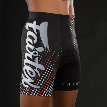 Fairtex CP9  Mens Vale Tudo Shorts Black-Orange