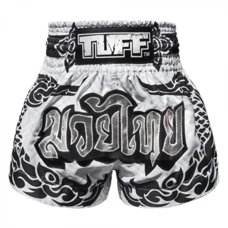TUFF MS631 Muay Thai Shorts The Great Hongsa White