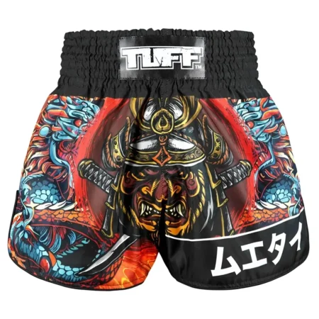 TUFF RMS103 Muay Thai Shorts Seraphic Seiryu Samurai Saga